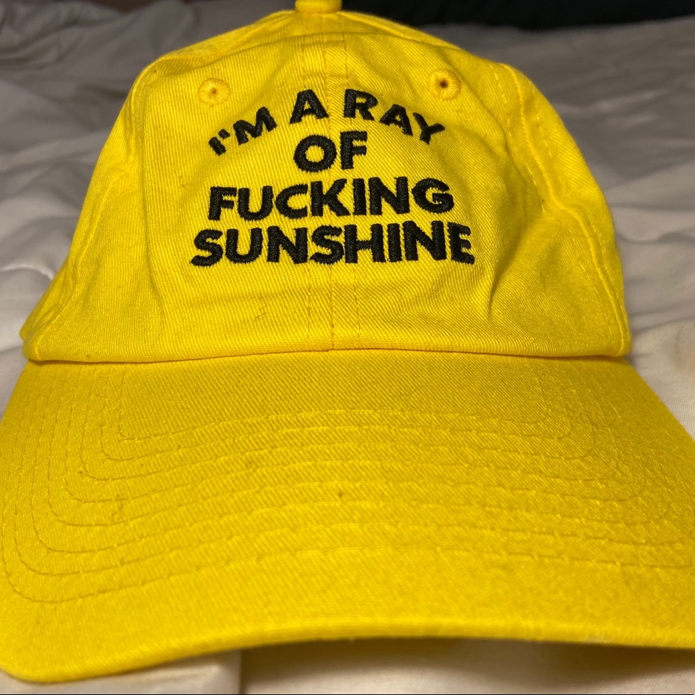 Yellow Quote Hat